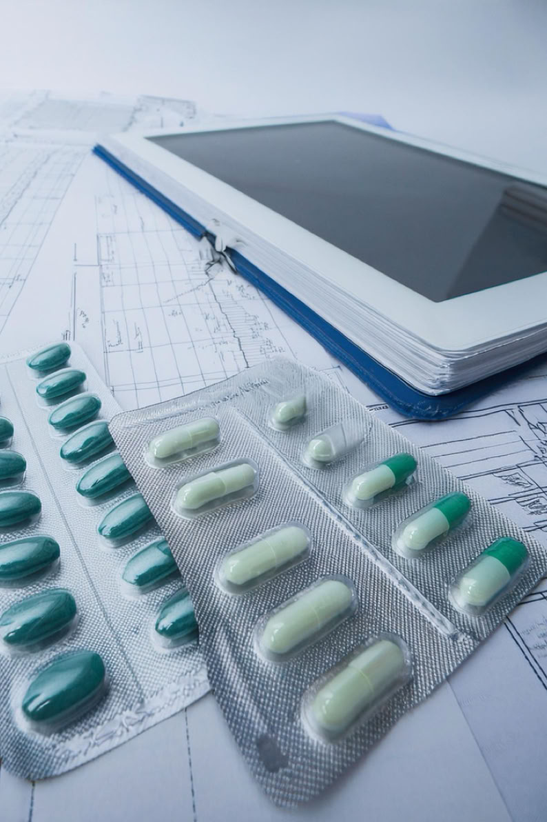 Plaquettes de médicaments